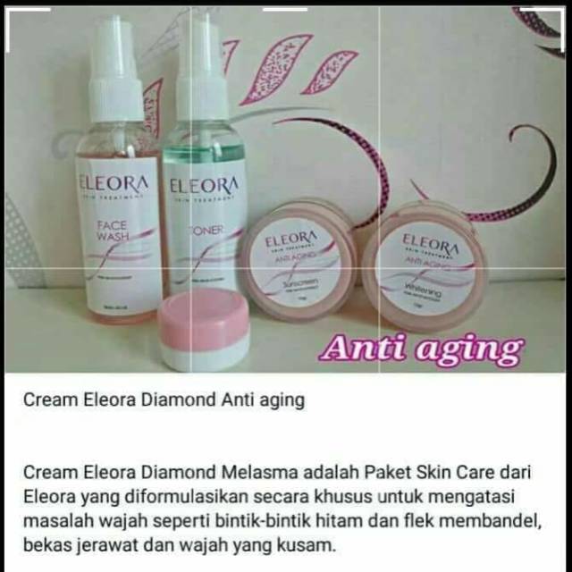 PAKET ELEORA DIAMOND ANTI AGING