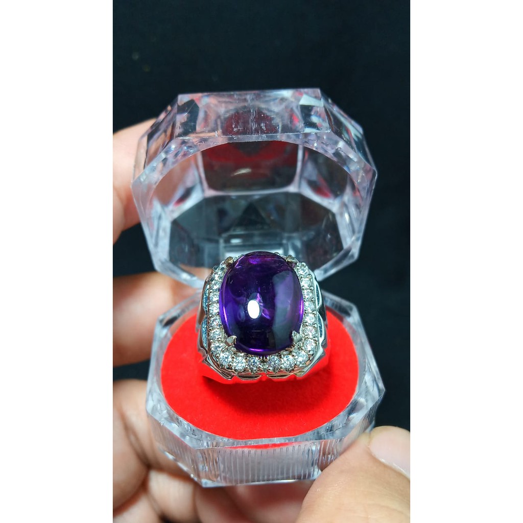 BATU KECUBUNG AMETHYST ASLI