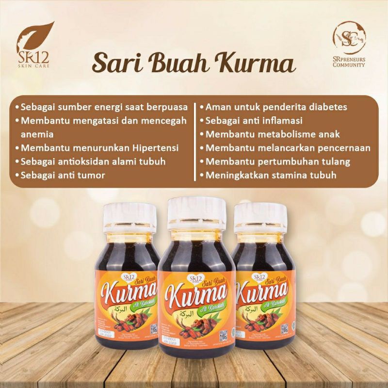 

SARI KURMA SR12 HALAL BPOM - TINGKATKAN DAYA TAHAN TUBUH AN TURUNKAN HIPERTENSI