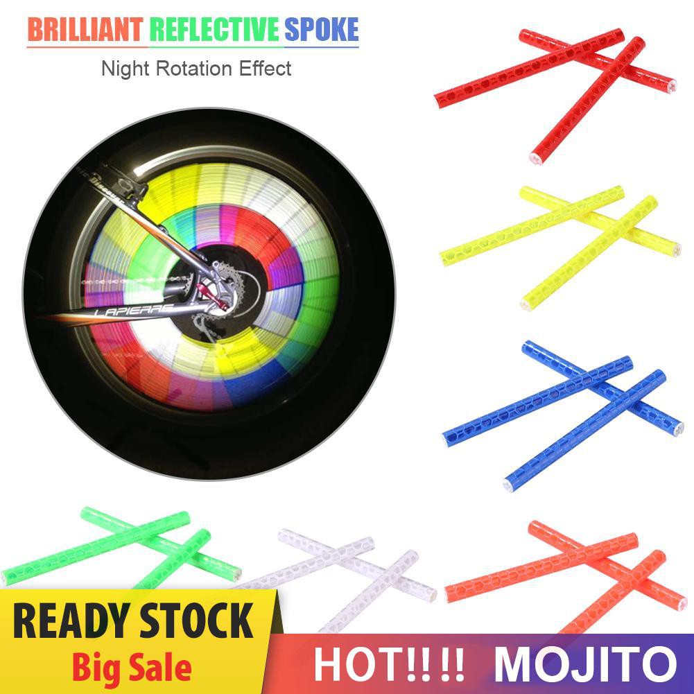 Mojito 12pcs / Set Strip Reflektor Jari-Jari Sepeda Gunung