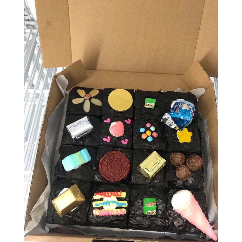 

Brownies fudgy