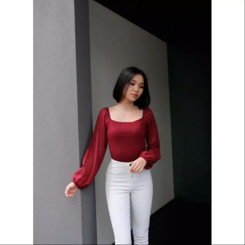 Top Korean Pakaian Wanita Ootd Baju Fashion
