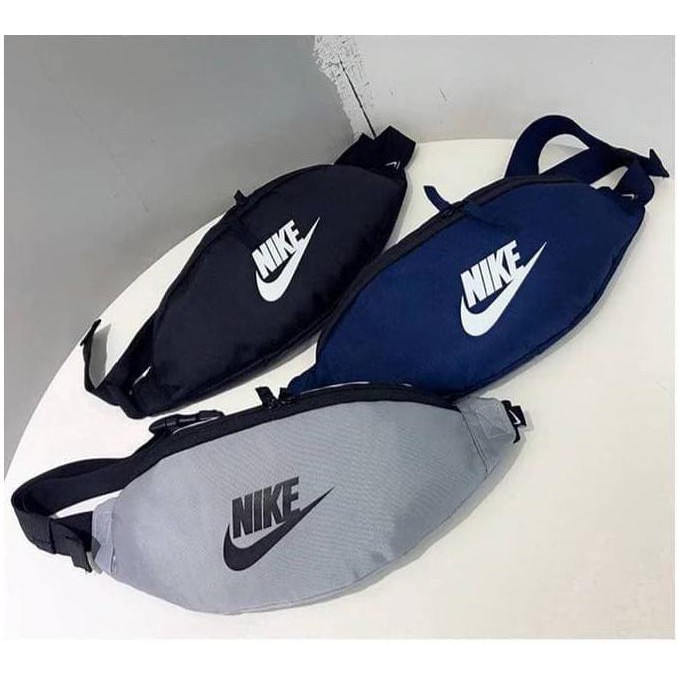 Sale Tas Selempang Nike/Waist Bag Nike/Tas Pinggang Pria/Murah/Grosir/Hitam - Hitam Terbaru