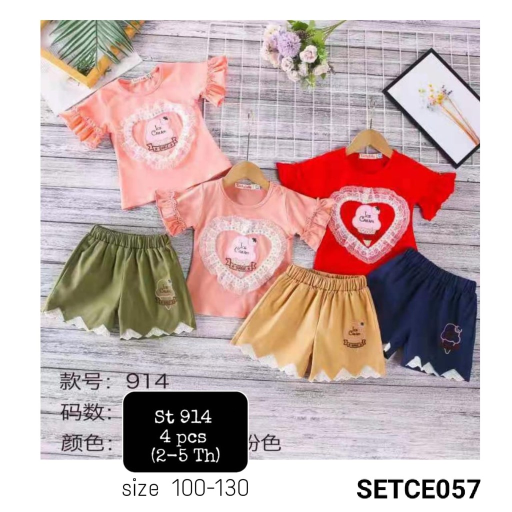 SETELAN  BAJU ANAK IMPORT A1057