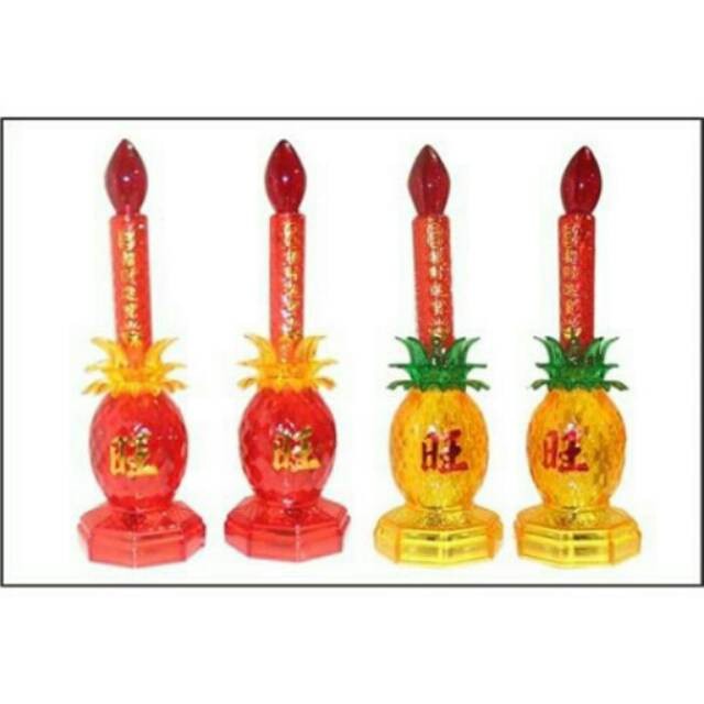 Lampu Budha - Lampu Meja Altar Sembahyang Model Nanas Onglai Led