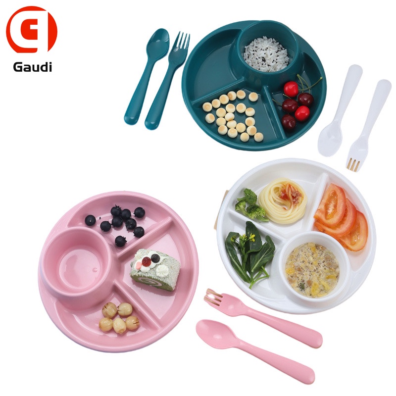 Peralatan Makan Sendok Dan Garpu Untuk Mangkuk Piring Set Anak/Alokasikan Hidangan Buah Peralatan Makan Bayi