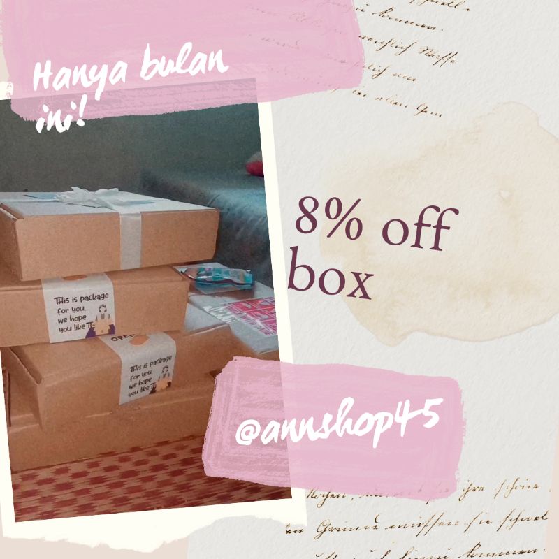 

BOX PACKING MURAH/BOX HAMPERS MURAH