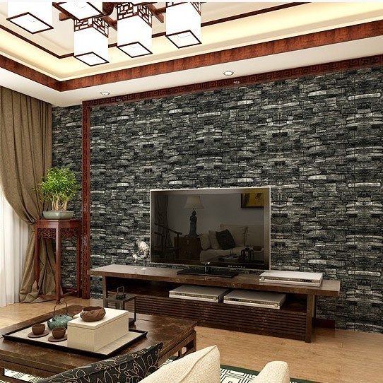 Wallpaper Dinding 3D Wall Sticker Foam Batu Bata Walpaper Dinding Murah Wallsticker Ceiling Wallpaper