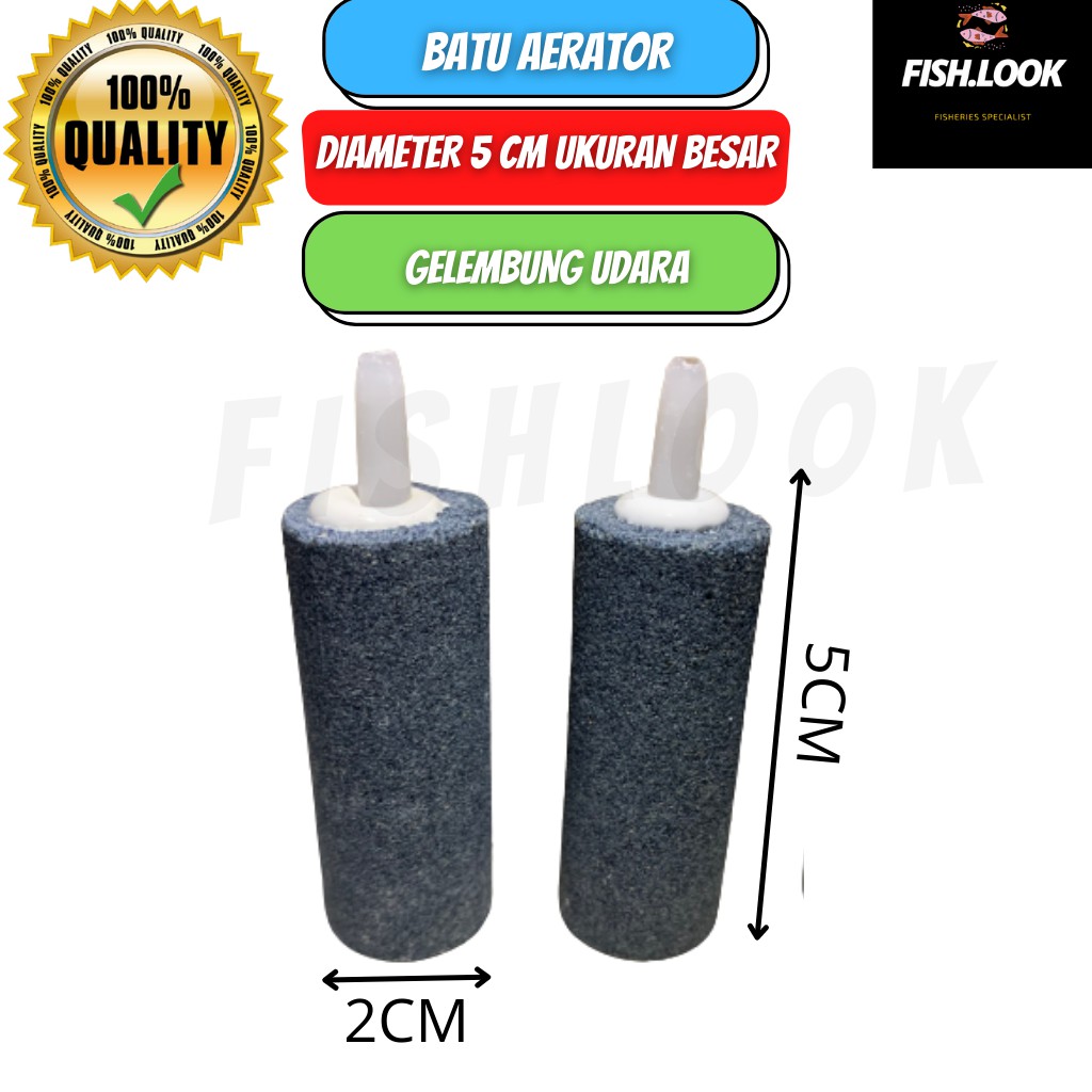 Batu Aerator 2 X 5 CM - Batu Aerator Besar Aerasi - Batu Gelembung Udara