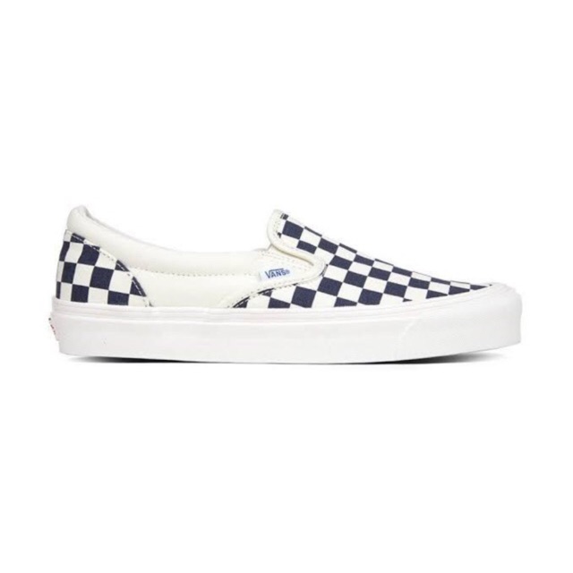 VANS VAULT SLIP ON LX OG - CHECKERBOARD BLACK