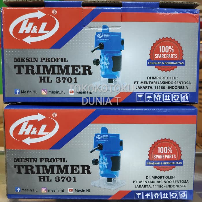 Mesin Profil Kayu Trimmer H&amp;L HL 3701