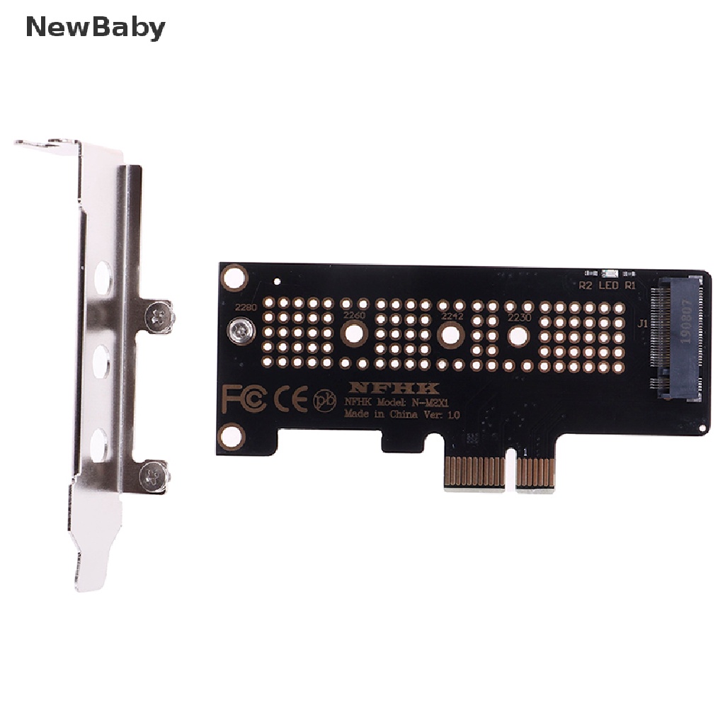 Kartu adapter NVMe PCIe M.2 NGFF SSD Ke PCIe x1 Ke M.2 Dengan bracket