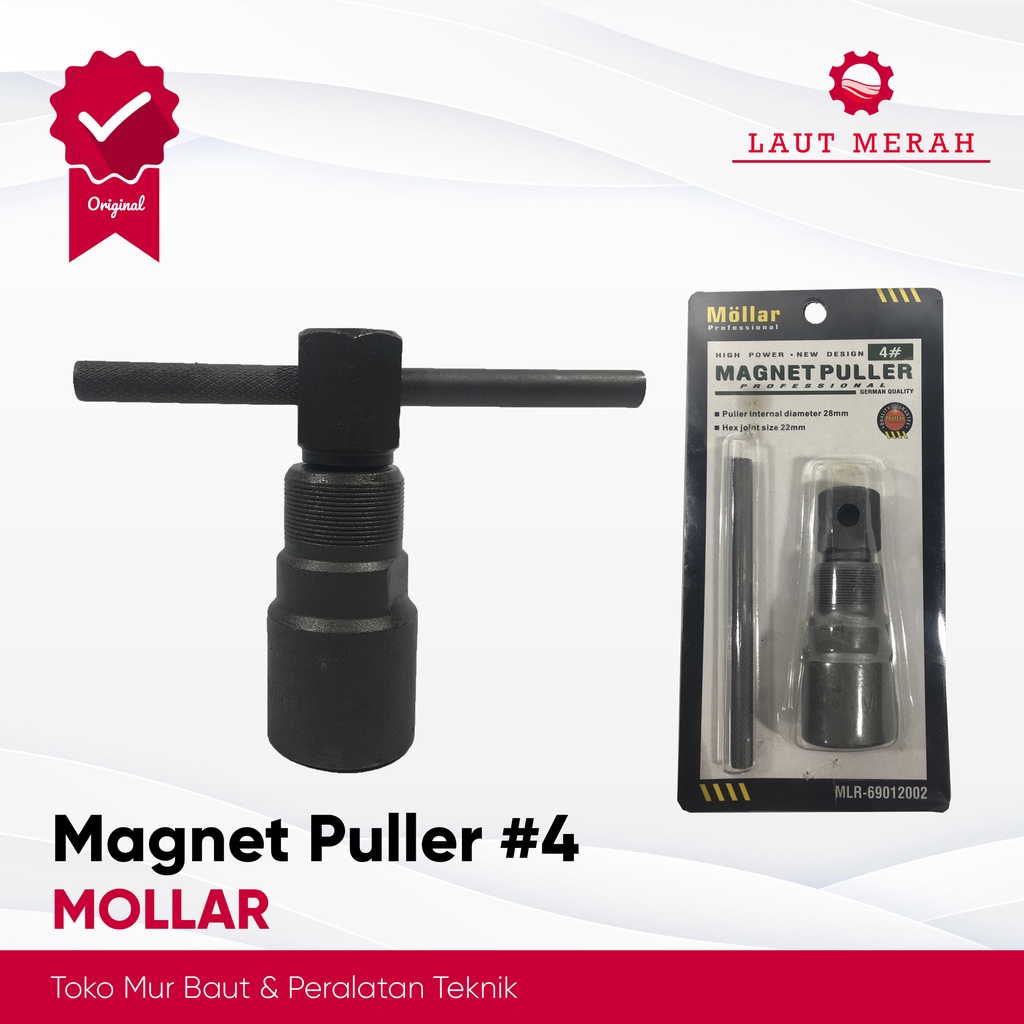 Magnet Puller #4 Mollar Treker Magnet No 4 Grand Tiger Shogun Satria GL RX Honda Suzuki Beat Vario