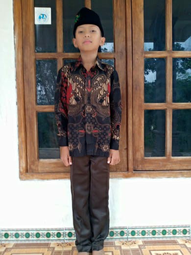 Kemeja Batik Anak - Batik Anak - Baju Batik Anak Laki Laki Umur 2-12 Tahun Hem Batik Anak Pendek