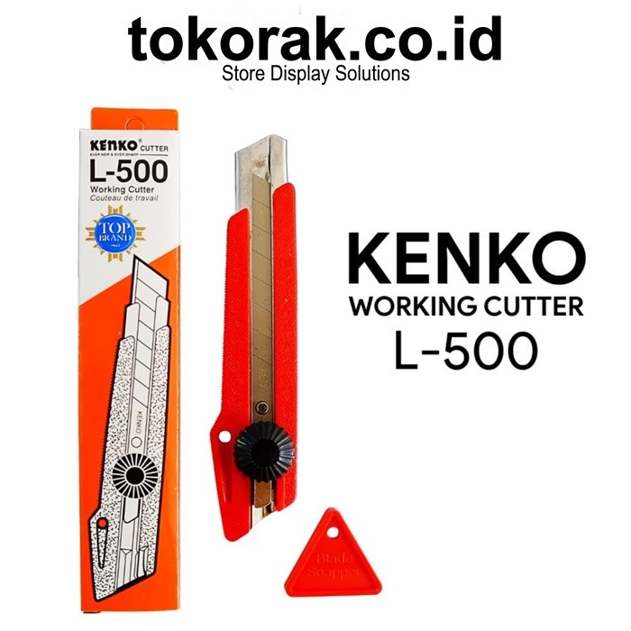 

Gilaa!!! Cutter Kenko L - 500 Besar Alat Pemotong Pisau Atk Bergaransi