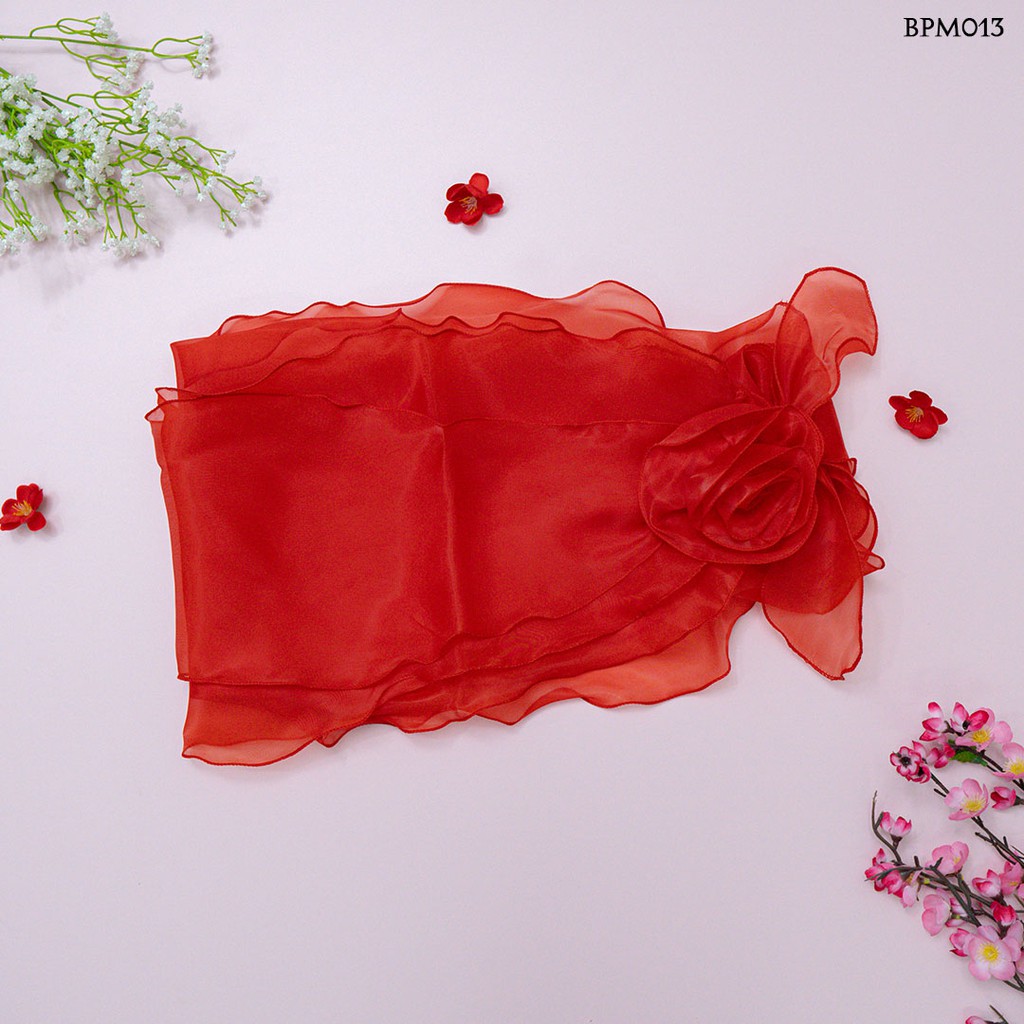 [SIAP KIRIM] CARDIGAN AKSESORIS PENGANTIN PESTA WANITA MODERN MERAH BPM013