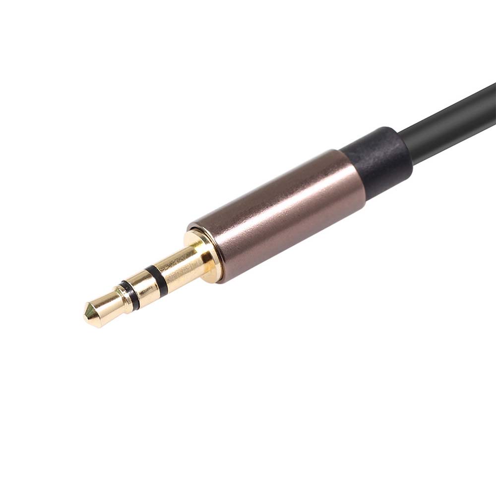 Vention Kabel 3.5mm Male ke 2 RCA Male HiFi - 2M - BCFBH - Black