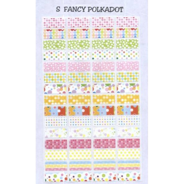 

TERLARIS!! Polkadot Sticker. Name Label Small. Stiker fancy cocok untuk nama dewasa juga anak buku,