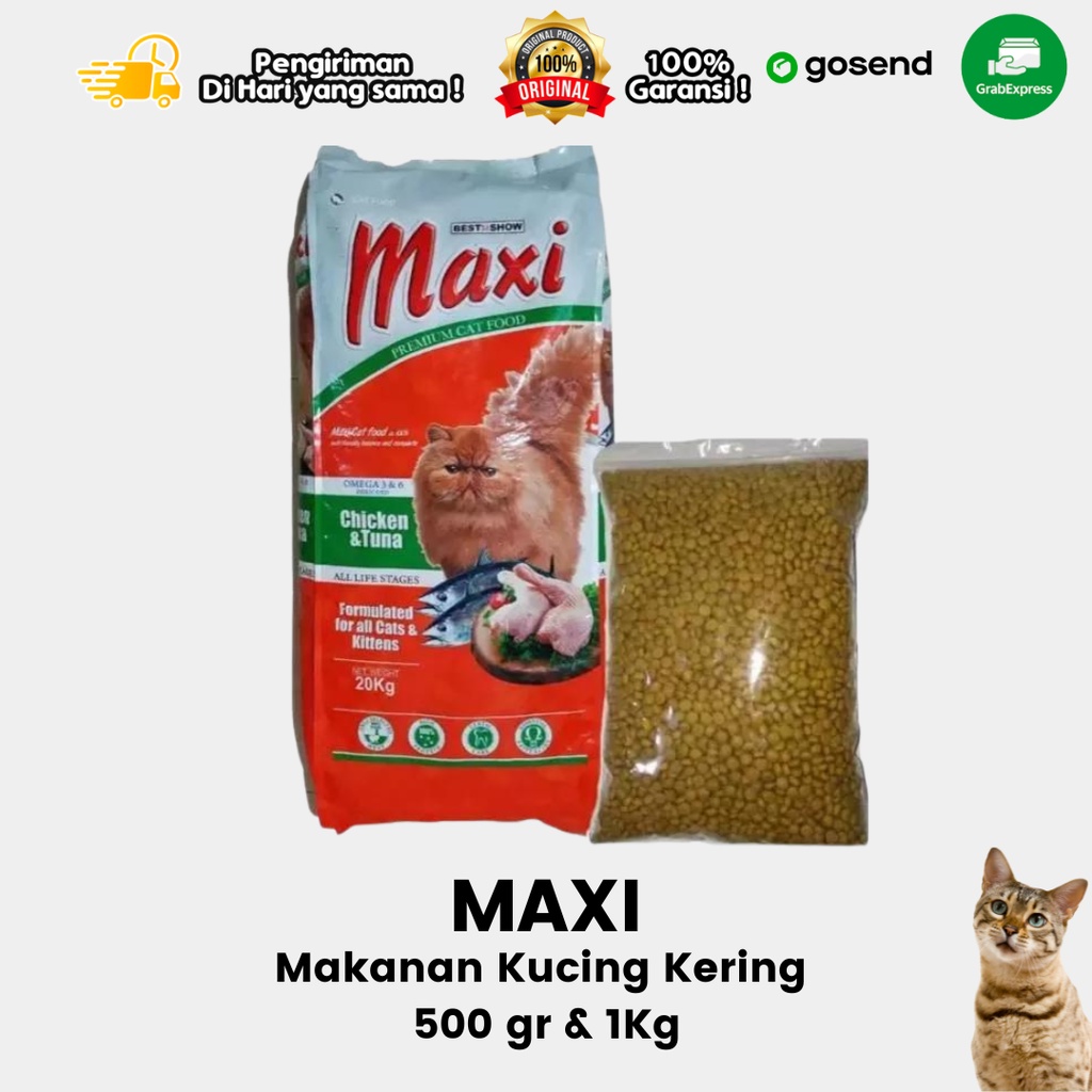 Makanan Kucing Kering Dry Food Maxi