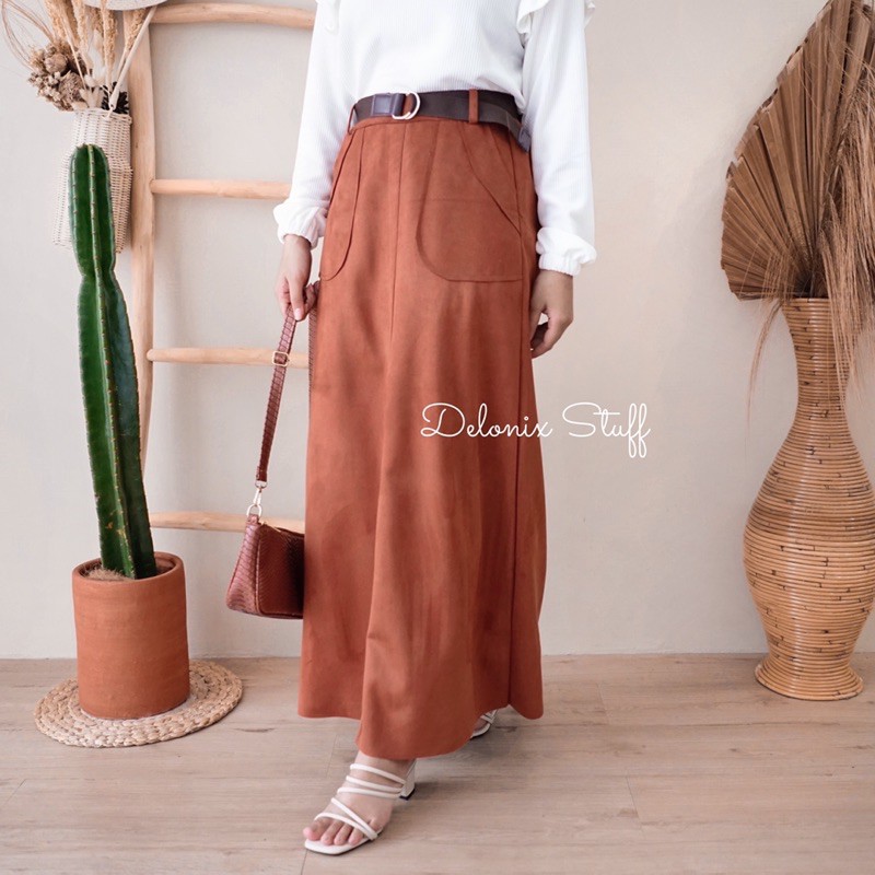 DELONIX | Wendy suede skirt