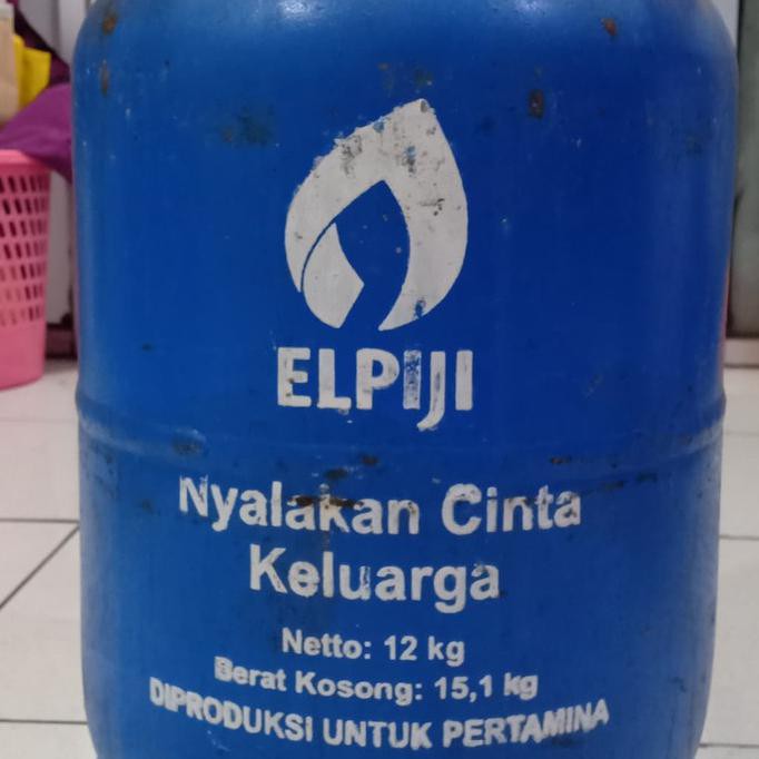 Tabung gas elpiji 12 kg, dengan isi, tabung gas 12 kg, gosend , grab