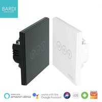 BARDI Smart Wi-Fi Touch Wall Switch - Saklar 3 Gang