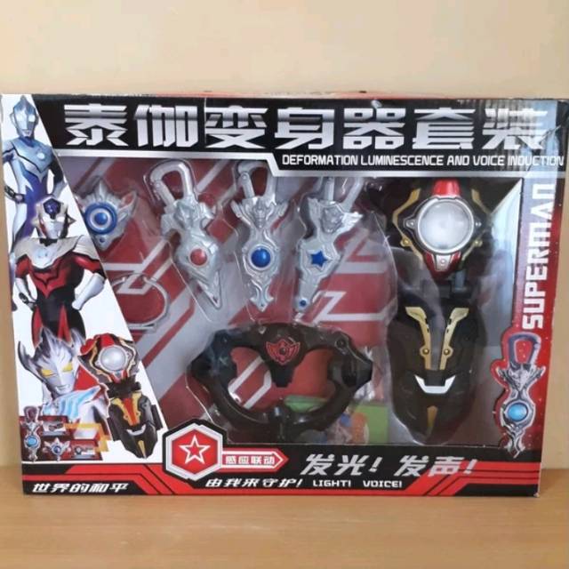 Mainan Anak Ultraman Taiga Spark
ada efek suara dan lampu