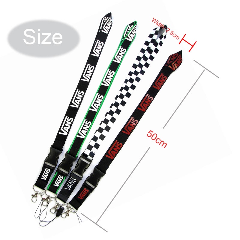 Tali Lanyard Leher 4 Warna Anti Hilang Untuk Handphone / Kamera / Kartu ID