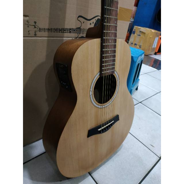 Gitar Akustik Elektrik Original Cowboy Natural GW-2 NA Murah Jakarta EQ TUNER Cowboy