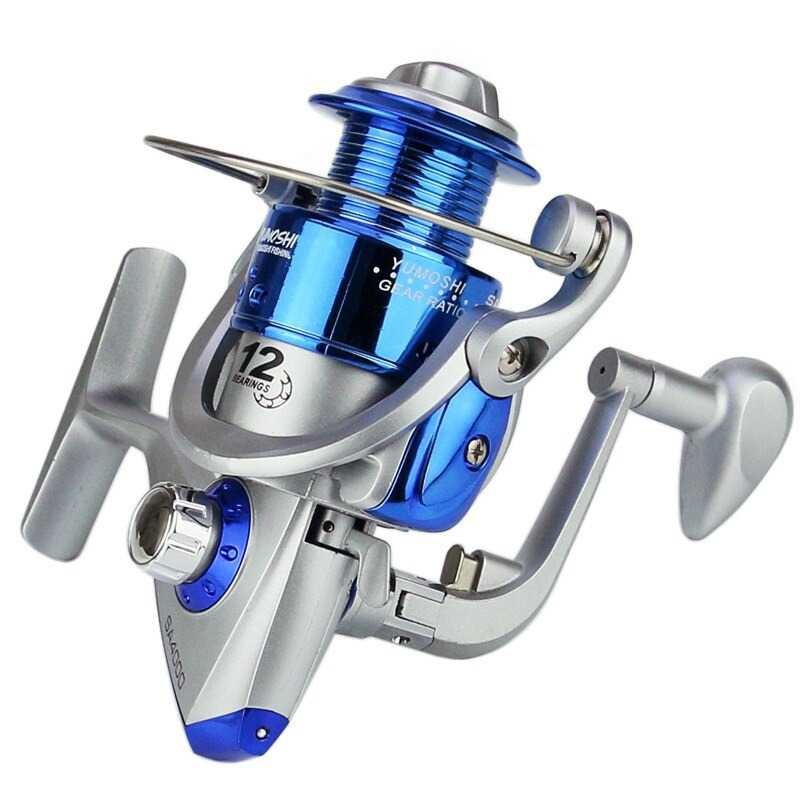 ¬375? YUMOSHI Series Pancing Fishing Reel Gulungan Pancing Gear Ratio Aluminum Stainless Steel Murah