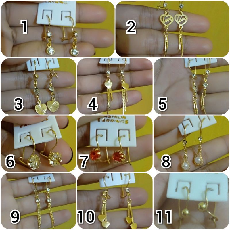 anting murah logam sepuhan