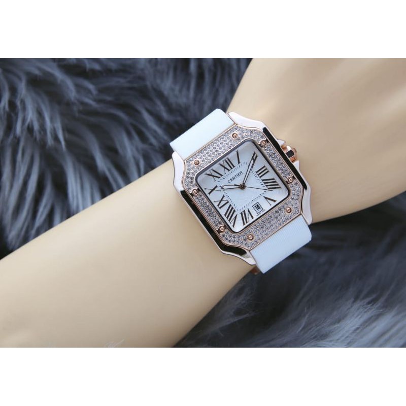 jam tangan terbaru CARTlER case rosegold. mata IDR 195.000