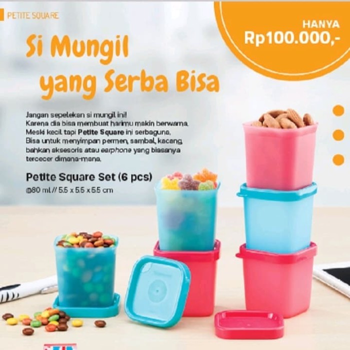 Petite Square (PROMO TUPPERWARE MURAH)