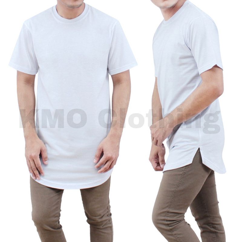 KMO Kaos Longline Kaos Kurta Pria Kaos Muslim Kaos Polos Pria Kaos Muslim