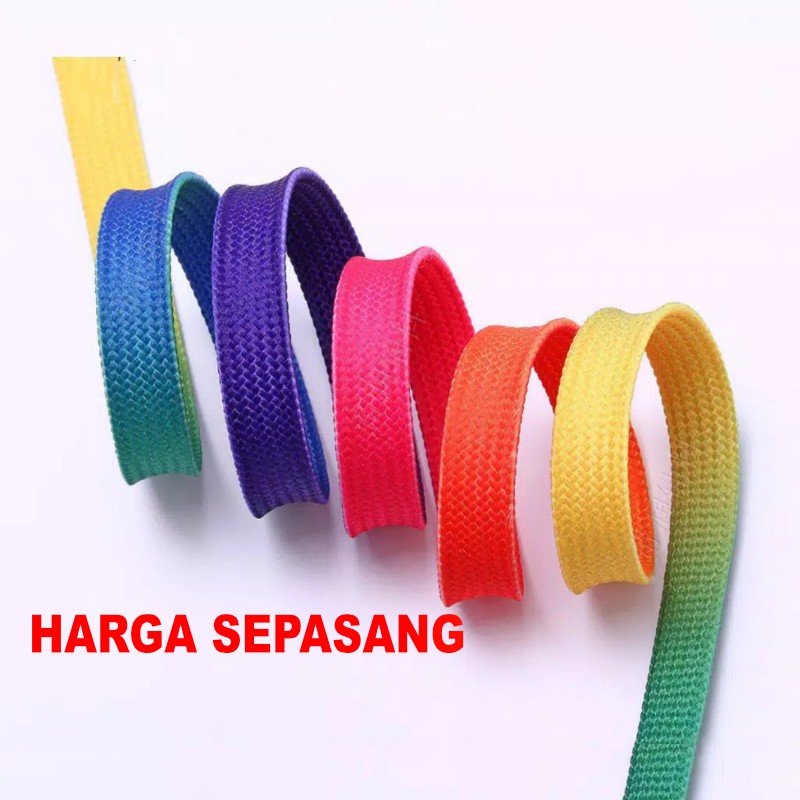 Tali Sepatu Tali Warna Warni Shoelace Import Cantik TS-001