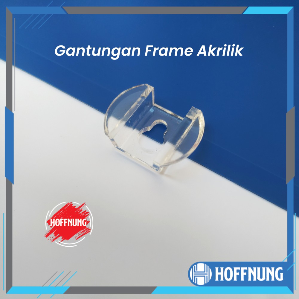 Cantelan Frame Akrilik Gantungan Pigura Foto Acrylic Transparan Bening