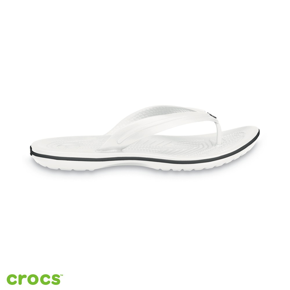 Sandal Crocs Band Flip / Sandal Jepit Pria  / Crocs Band Flip / Original Crocs - White  -11033-100