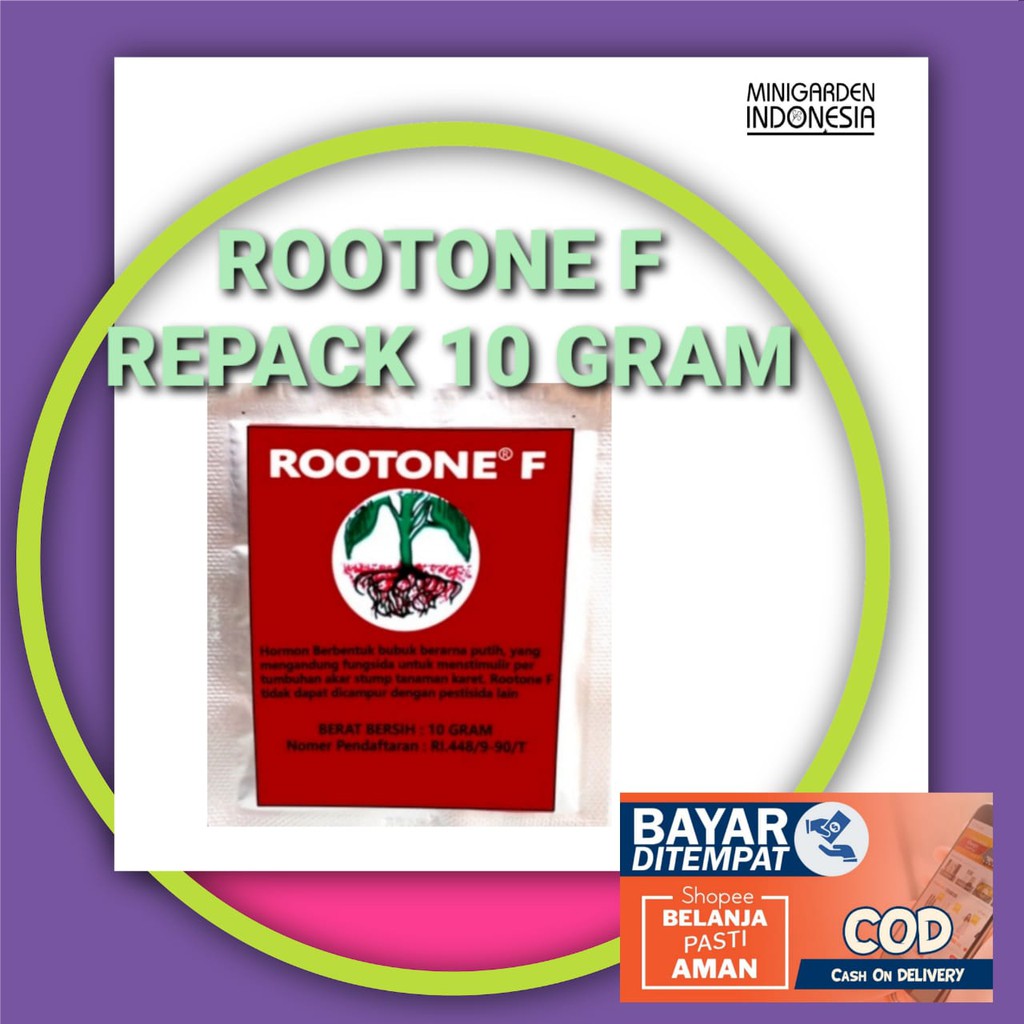 REPACK ROOTONE F 10 GRAM ZPT hormon pertumbuhan akar stek pupuk anggrek root up perangsang akar