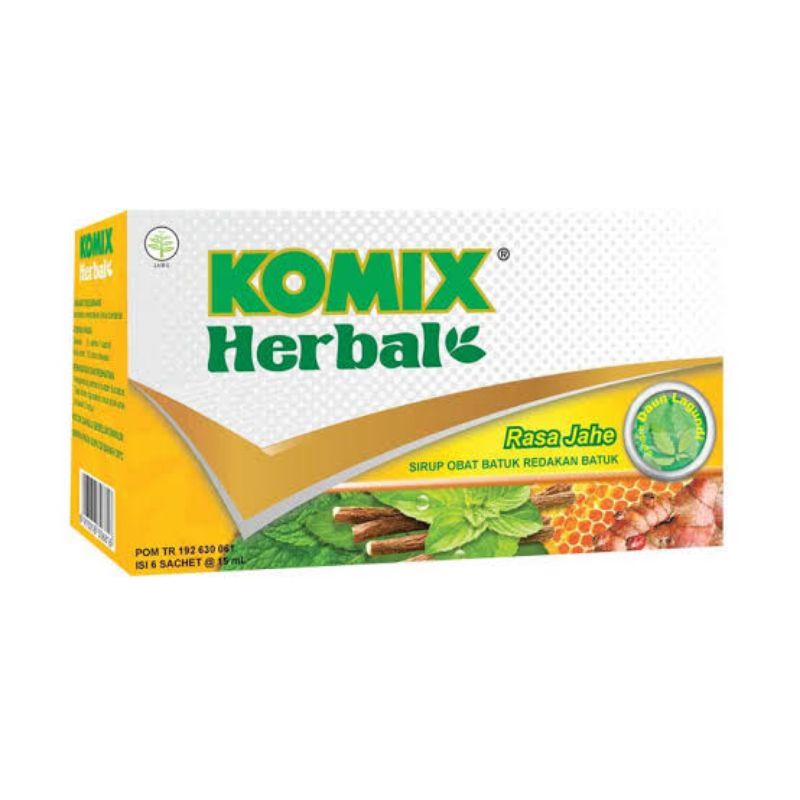 

Komix Herbal Sachet Rasa Jahe