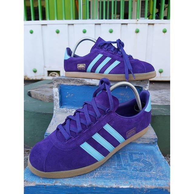 adidas trimm star purple