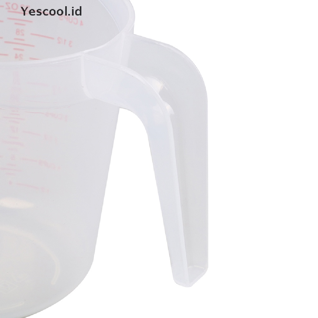 Gelas Ukur Kapasitas Besar 250 / 500 / 1000ml Bahan Plastik