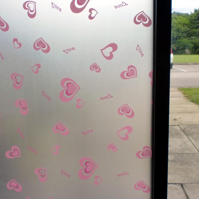 

Sticker Kaca Motif Love HT 069