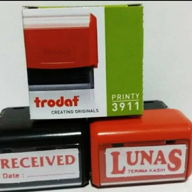 

Stampel Trodat 3911+Letter Original (LUNAS,PAID,RECEIVED,DLL)