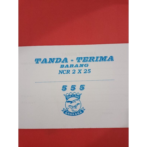 

Tanda Terima Barang NCR R2 555