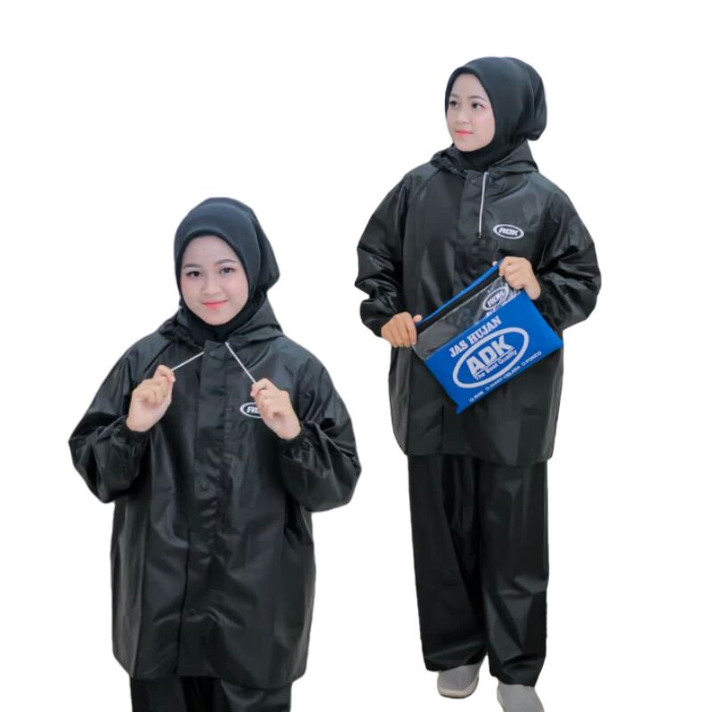 JAS HUJAN TERBAIK BY ADK SETELAN JAKET CELANA UNTUK PRIA DAN WANITA BAHAN PARASIT MIC/BIWAY BEST CUALITY