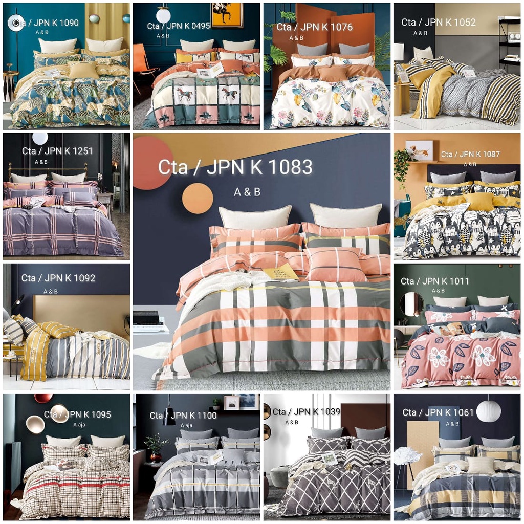 Bahan Kain katun jepang meteran / Sprei dan Bedcover Katun Jepang