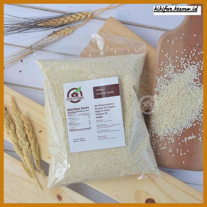 

Makanan-Kering- White Sesame Seeds (Biji Wijen Putih) 100Gr -Aneka.