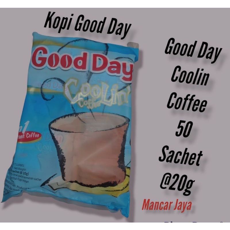 

GOOD DAY COOLIN COFFEE BAG ( 50 SACHET)