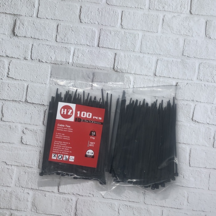 

ORGANIZER-DOCUMENT- HZ CABLE TIES 2,5 X 100 MM BLACK AND WHITE - PUTIH -DOCUMENT-ORGANIZER.