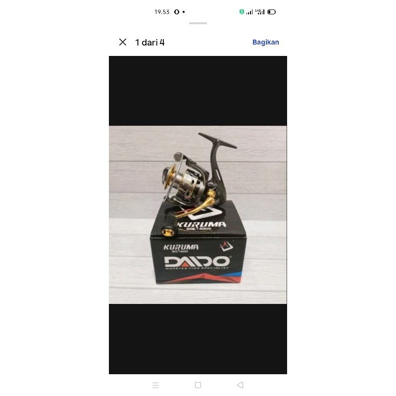 Reel DAIDO KURUMA BCC 4000 power handle